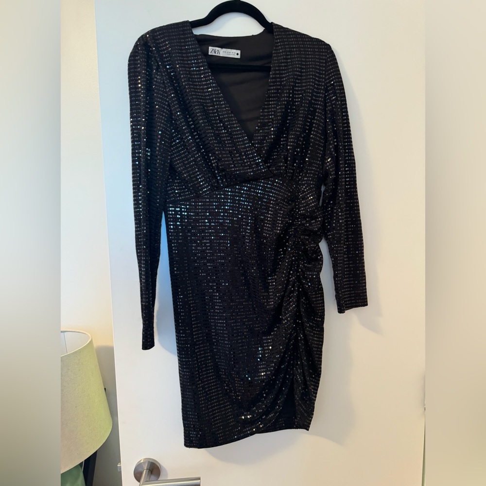 Mini Sequin Holiday Dress